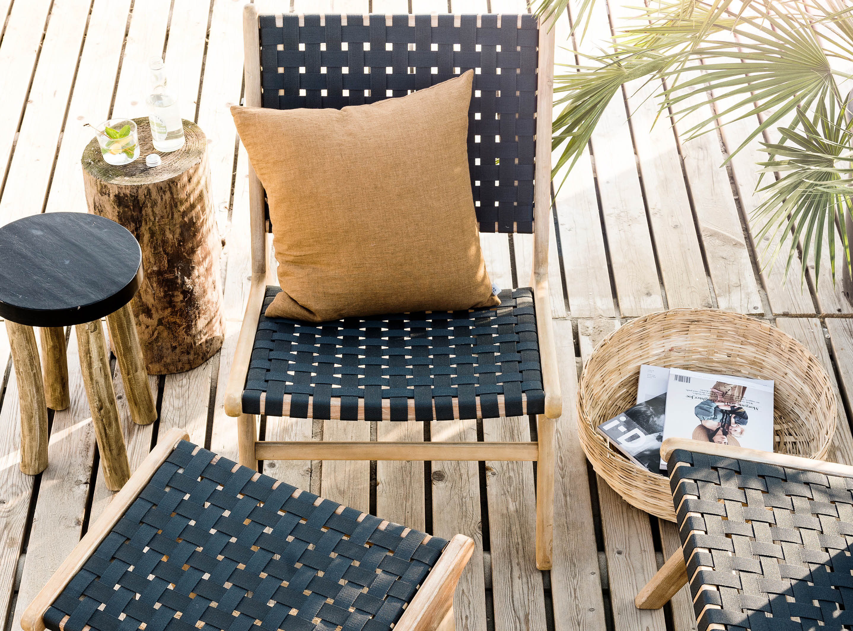 vtwonen frame stoel en hocker